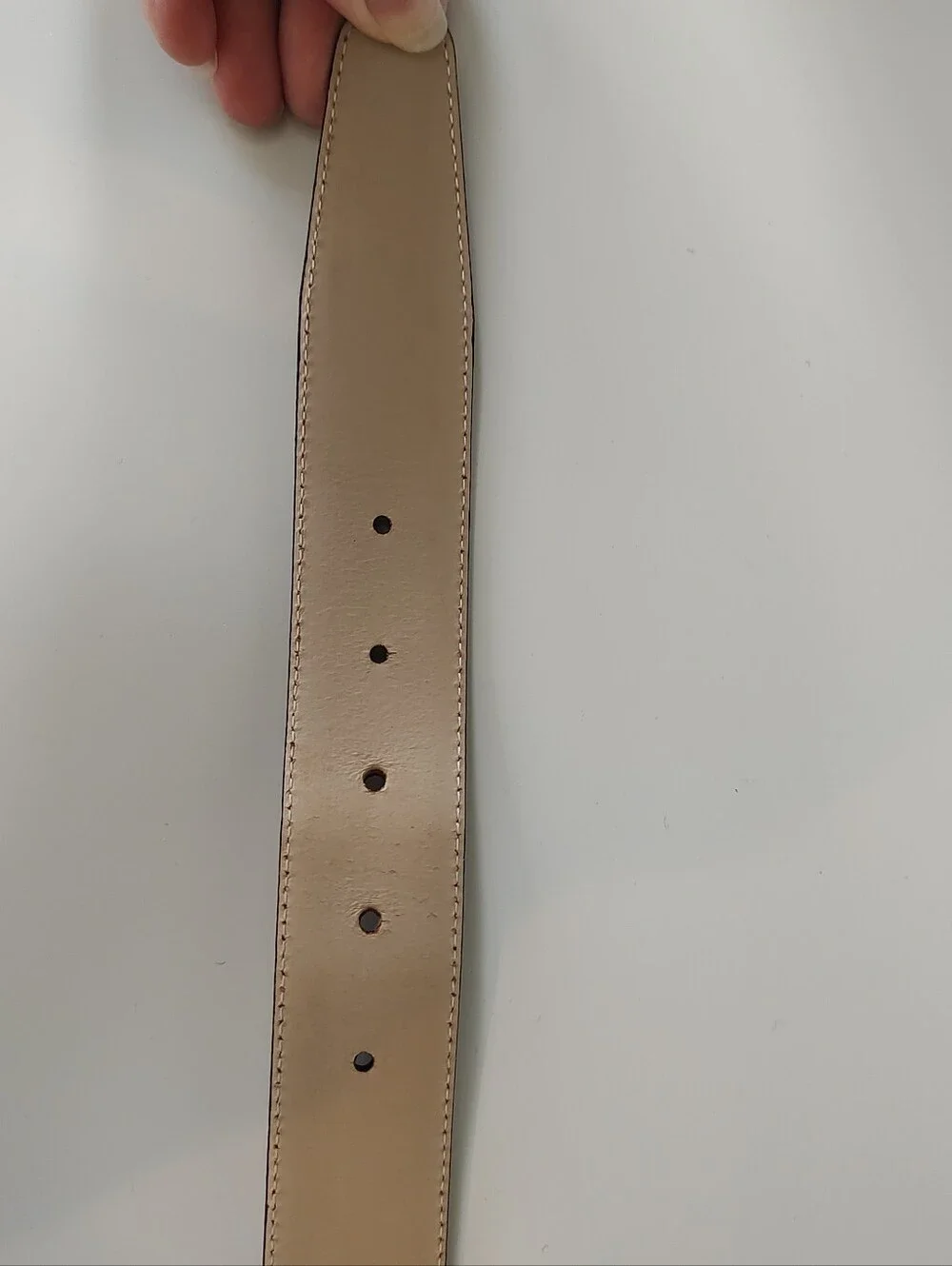 Brooks Brothers Men's Dress Belt Genuine Leather Silver Buckle Brown 40